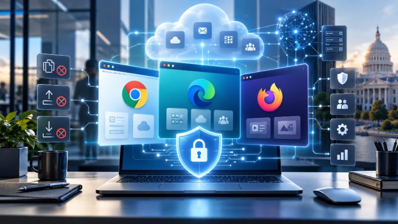 Browser als Sicherheitsplattform: Chrome, Edge und Firefox im Unternehmen