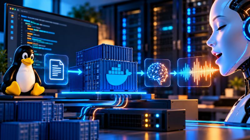 Piper TTS – Teil 4: Mit Docker und Docker Compose betreiben