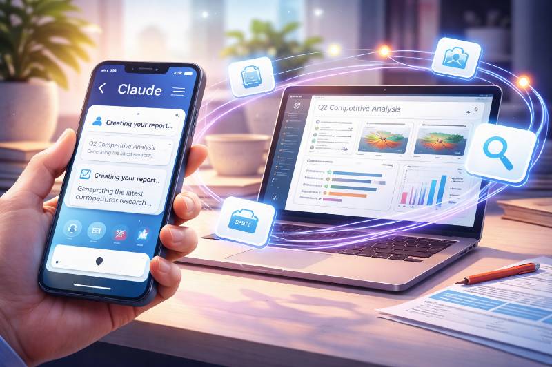 Remote arbeiten neu gedacht: Deinen Computer per Smartphone steuern mit KI